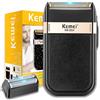 KEMEI Rasoi a lamina per uomo, Rasoio elettrico a batteria, Impermeabile USB Ricaricabile Cordless Electric skin fade barbiere Rasoio a lamina