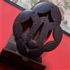 Antica guardia spada giapponese Tsuba Samurai Katana ferro H-0098