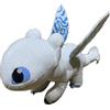 Play by Play playbyplay HTTYD3 Dragons, Peluche Light Fury (Furia Bianca) 30 cm Brilla al Buio