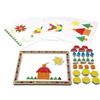 Melissa & Doug 13590 - Kit in Legno di Blocchi Magnetici con Motivi
