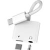 HOYULLI Adattatore USB-C A 3.5mm Auricolare (2 in 1) per iPhone 16/15 Pro Max Caricabatterie Cavo Compatibile con Samsung S24/S23 Connesso per Apple DAC Audio per iPad