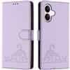MOJIA Cover per Vivo V60 Lite, Custodia Portafoglio in Pelle PU Premium, Custodia a Libro per Telefono con Porta Carte Con Funzione Antifurto RFID. Viola