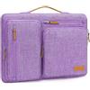 MOSISO 13,3 pollici Custodia Laptop, 13-13.3 pollici Custodia PC Compatibile con MacBook Air/Pro 13/Pro 14, HP Dell Acer ASUS, Lato Aperto Borsa con 4 Cerniera Tasche&Maniglia, Lilla