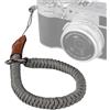 SMALLRIG Cinturino da Polso per Fotocamera, Cinturino Universale Intrecciato per Fotocamera, Cinturino di Sicurezza Regolabile Compatibile con DSLR o Fotocamera Mirrorless, Grigio - 5055