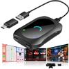 ATOTODIRECT Adattatore Carplay Wireless AI Box per Dongle CarPlay Android Auto Wireless Adapter USB, 4G LTE (SIM), OAT, 2.4/5G WLAN, Dual BT 5.0/4.2 BLE, GPS, DVD, HDMI In/Out, 256 GB, CB7SAX