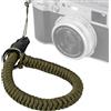 SMALLRIG Cinturino da Polso per Fotocamera, Cinturino Universale Intrecciato per Fotocamera, Cinturino di Sicurezza Regolabile Compatibile con DSLR o Fotocamera Mirrorless, Verde - 5054