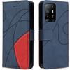 KKEIKO Cover Compatibile con Oppo A94 5G / Oppo A95 5G / Oppo F19 PRO Plus, Antiurto Custodia in PU Pelle, Magnetico Protettiva Cover a Libro per Oppo A94 5G / Oppo A95 5G / Oppo F19 PRO Plus, Blu