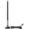 Bingfu Antenna Mobile VHF UHF Radioamatore Bibanda 136-174 MHz 400-460 MHz, Antenna in Vetroresina 35 cm con Base Magnetica Cavo RG58 5 m e Connettore PL259 per Veicolo Nautica