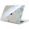 FINTIE Custodia Compatibile con MacBook Air 13.6 Pollici M4/M3/M2 (2025/2024/2022, A3240/A3113/A2681) - Cover Rigid Protettivo Guscio Rigido Case, Giardino (Trasparente)