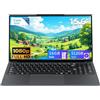 Tunhail PC Portatile 15.6 Pollici, Win 11 Notebook, Core Fino a 3.4GHz, Computer Portatile 16GB RAM 512GB SSD, Laptop IPS FHD 1920x1080, WiFi 5, Mini HDMI, USB-3.0, Type-C,Adatto a studenti e lavoro