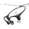 mojawa Run Plus New cuffie a conduzione ossea nuoto, impermeabile IP68 auricolari con lettore MP3 32GB, per corsa, ciclismo e sport, bassi profondi, mic ENC, Bluetooth 5.2 - Nero