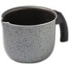 IPEA Bollilatte in Alluminio effetto Granito per Fornelli a Gas - 12 CM - Pentolino per Latte, Caffè e Cucina - Antiaderente con Manico Ergonomico -- Pentolino da Cucina Compatto - NO INDUZIONE