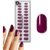 DOONAILS Soft Gel Press On Nails - Set di 30 unghie Into Your forma arrotondata, viola da incollare Full Cover in qualità salone unghie finte soft gel medio, naturale e piacevole da indossare