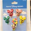Disney Tokyo Disney Resort Pin Topolino Palloncino Set 5 Pezzi Multicolore Minnie Ja...