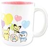 Poképiece Pokemon Pokepiece Tazza di colore interno a forma di cuore, 350 ml, sicura pe...