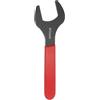 QUARKZMAN Chiavi Inglesi 41mm Metrica, Chiave Aperta Singola Angolo di Sfalsamento 15 Gradi, Piccola Chiave Inglese a Forchetta a Forma di U Gambo Rosso per Riparazione Auto, Mobili