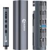 WADEO Cacciavite Elettrico di Precisione [78 in 1], Mini Avvitatore a Batteria 350mAh con Ricarica Rapida, 5 Livelli di Coppia e 4 LED, Kit per Riparazione di Cellulari, Laptop, Orologi