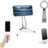 EXAPRO è un supporto magnetico portatile Argento EXP-MS01SV, Compatibile con MagSafe, vlogging, visione di video, streaming video, 896297