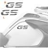 BLACK DOVES GRAPHICS n.2 Adesivi per Fiancate Serbatoio compatibile con/sostitutivo per BMW R 1200 1250 GS Adventure LC (Grigio)