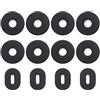 Be In Your Mind 12PCS Moto Copertura Laterale in Gomma Anello di Tenuta Singolo Pannello Laterale Carenatura Rondella Distanziatore per GS125 GN125 Moto Parti di Ricambio