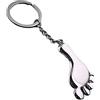 ARFUKA Portachiavi in acciaio inox con ciondolo portachiavi per auto, anello portachiavi, ARFUKA, regalo di Natale, regalo di compleanno per San Valentino