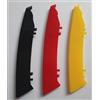 BizTech ® Inserti a clip per griglia compatibili con BMW Serie 3 E46 E90 E91 E92 E93 F30 F34 F35 G20 cofano copertura a strisce renali (Schwarz/Rot/Gelb, E90 E91 2003-2008 12-Travi)
