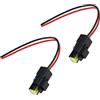 ECSiNG 2 connettori per sensore di temperatura a 2 pin, compatibili con Peugeot 107 206 207 208 307 308