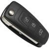 Boxonly 3 tasti chiave flip telecomando auto fob guscio di ricambio con modello MPV (piatto vuoto) E233 (D1-2-10) per Ford Transit, Transit Custom, Transit Connect, Tourneo Custom