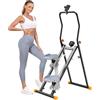 RYGEO, mini stepper pieghevole con scala verticale, macchina per esercizi a casa per addominali, glutei e gambe, cardio con resistenza regolabile