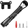 BNGXR Pompa Bicicletta, 140 PSI Portatile Mini Pompa Bicicletta con Manometro Tubo, Pompa Bicicletta Alta Pressione Compatibile con Presta e Schrader per Corsa, Strada, MTB, Bici
