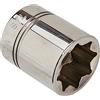 Williams st-828 1/2 drive Shallow socket, 8- Point, 7/20,3 cm