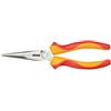 Gedore Red Alicate de boca semiredonda VDE L 200 mm, mango de 2 componentes