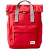 Roka London Canfield B - Zaino piccolo in nylon sostenibile, Scarlatto, S, Casual