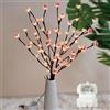 Afaiup Luci LED a forma di ramoscello di ciliegio, 2 x 73 cm, albero di ramoscello caldo con 40 luci di ciliegio, luci a ramoscello a batteria con timer, luci LED per interni per casa, camera da letto