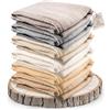 yanopurna Coperta in cashmere - Coperta per divano intrecciata a mano in 100% lana di cashmere - 135 x 270 cm Coperta morbida e accogliente per divano e sedia - Prodotta in Nepal