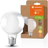 LEDVANCE Lampada a Risparmio Energetico a Led, Globo Smerigliato, E27, Bianco Caldo, 3000K, 4 Watt, Sostituisce La Lampadina da 60W, Efficiente E a Risparmio Energetico, Confezione da 1