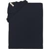 Herding SOCCX Lenzuolo con angoli Jersey, adatto per materassi 90-100 x 200 cm, 100% cotone, blu navy
