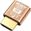 FUERAN Dummy Plug senza testa HDMI DDC EDID, emulatore fantasma monitor, 1920x1080-3840x2160@60Hz 3840x2160 3840X2160
