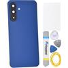 Double Sure Pannello posteriore con adesivo pretagliato e obiettivo principale in vetro della fotocamera e telaio per Samsung Galaxy A17 5G Blu