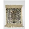 LaVelahome Tappeto Classico Piccolo cm 35x35 Francobollo Quadrato Con Frangia (35_x_35_cm, Beige_02)