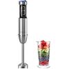 Kolohoso 1500W Frullatore a Immersione, Multifunzione Immersione da 2 in1, Mixer Cucina di 4 lame affilate in acciaio inox 304, 25 Velocità e Turbo, con Misurino da 700 ml, per Preparare Pappe, Zuppe