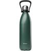 Qwetch - Bottiglia isolata in acciaio inox Roc - Verde - 1L - 24h fredda e 12h calda - impermeabile, senza BPA e riutilizzabile - per lo sport, i viaggi e l'ufficio