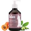 bàu Bau Shampoo Ristrutturante Cane con Estratti di Albicocca e Noce - Shampoo Rigenerante per Pelo Secco, Opaco e Danneggiato, Idratante e Illuminante per Mantello Morbido e Lucente