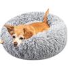 Brevanza Cuccia Gatto, Letto Cane, Cuscino Pelosa, Cuscini Lavabile, Cucce Rotondo, Lettini A Ciambella Mantiene Caldo, Antiscivolo Lettino Morbido Per Gatti Cani Piccoli Media (Diameter:60cm, Grigio)
