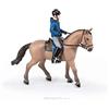 Papo - Statuina Cavallo da Passeggio e Cavaliere Realistica - 3 Anni + - Collezione Mondo Equestre - Gioco Creativo Passeggiata a Cavallo - Idea Regalo Giocattolo Bambina Bambino
