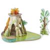 Papo - Mini Scenario Terra dei Dinosauri Giocattolo Bambino - 3 Anni + - Collezione Dinosauri - Gioco Creativo Universo Preistorico - Idea Regalo Giocattolo Bambina Bambino