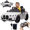 JAMARA 461865 Ride-on BMW M4 2,4 GHz Li-Power 12.6, auto elettrica per bambini dai 3 anni in su, auto elettrica per bambini, sedile elettrico, idea regalo per bambini, luce, maniglia per il trasporto