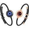 tartoow Braccialetti a Vibrazione Touch a Distanza - Regali per Relazioni a Distanza per Fidanzata e Fidanzato - Braccialetti dell'Amore per Coppie - Bluetooth M001 B R01 G Y01