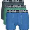 DIM Boxer DIM da uomo in cotone elasticizzato x3 | Cintura grafica colorata | Comfort ottimale | Morbido cotone elasticizzato