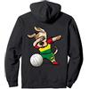 Teeisle Bolivia Pallavolo Divertente Dabbing Cane Bolivia Pallavolo Bandiera boliviana Felpa con Cappuccio